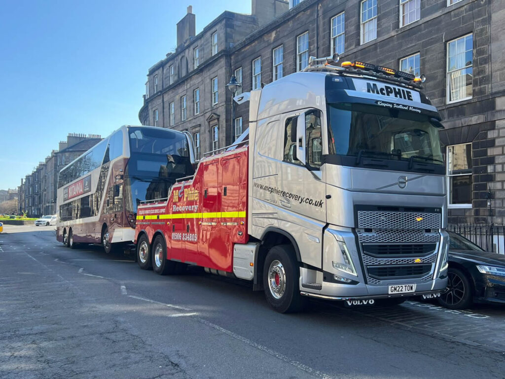 Bus Breakdown Recovery in Edinburgh, Glasgow, Falkirk, Fife