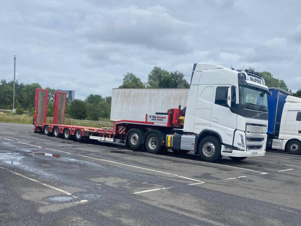 Low Loader Recovery Vehicle Edinburgh, Glasgow, Falkirk, Fife